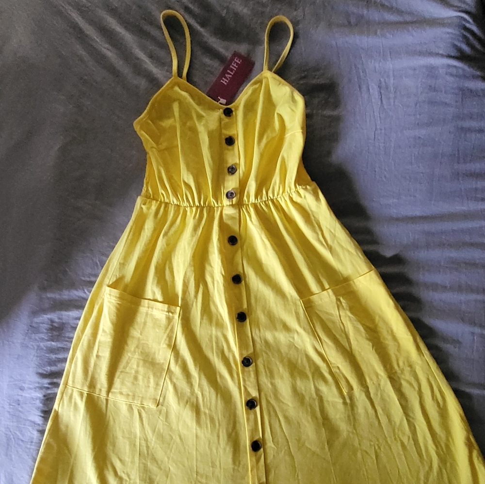 Yellow Summer Dress NWT